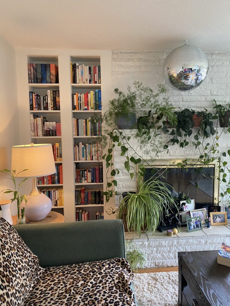 Modified Ikea Built-In Bookcase